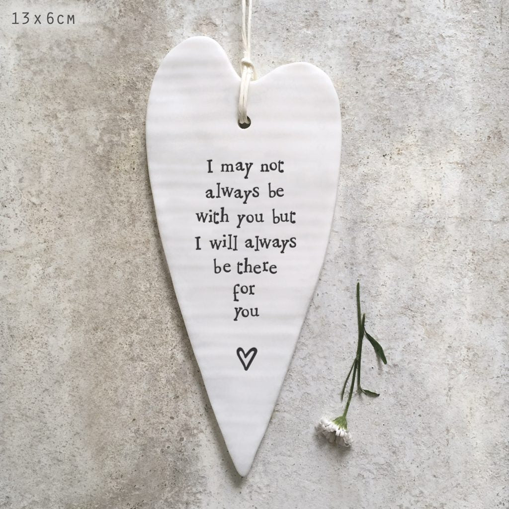 Porcelain Long Heart -May Not Always Be With You