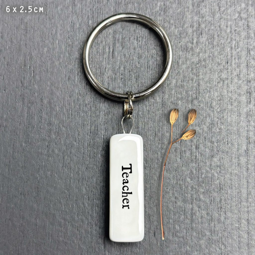 Keyring Porcelain - Teacher
