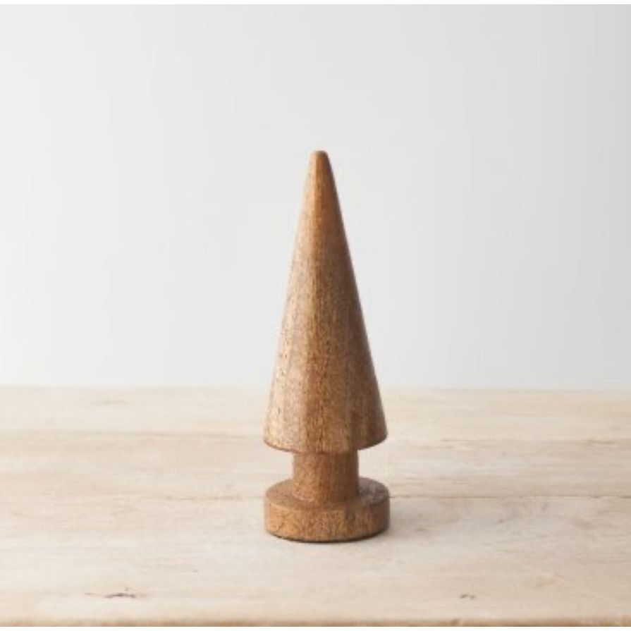 Wooden Cone Tree 20cm