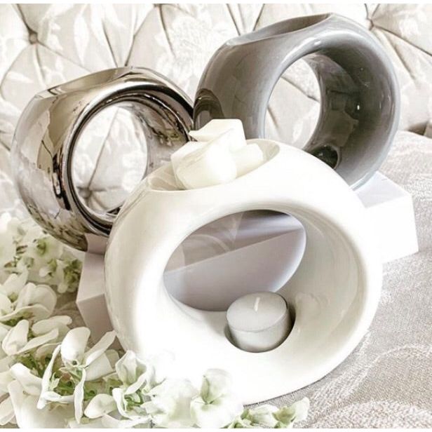 Oslo White Ceramic Wax Melt Burner