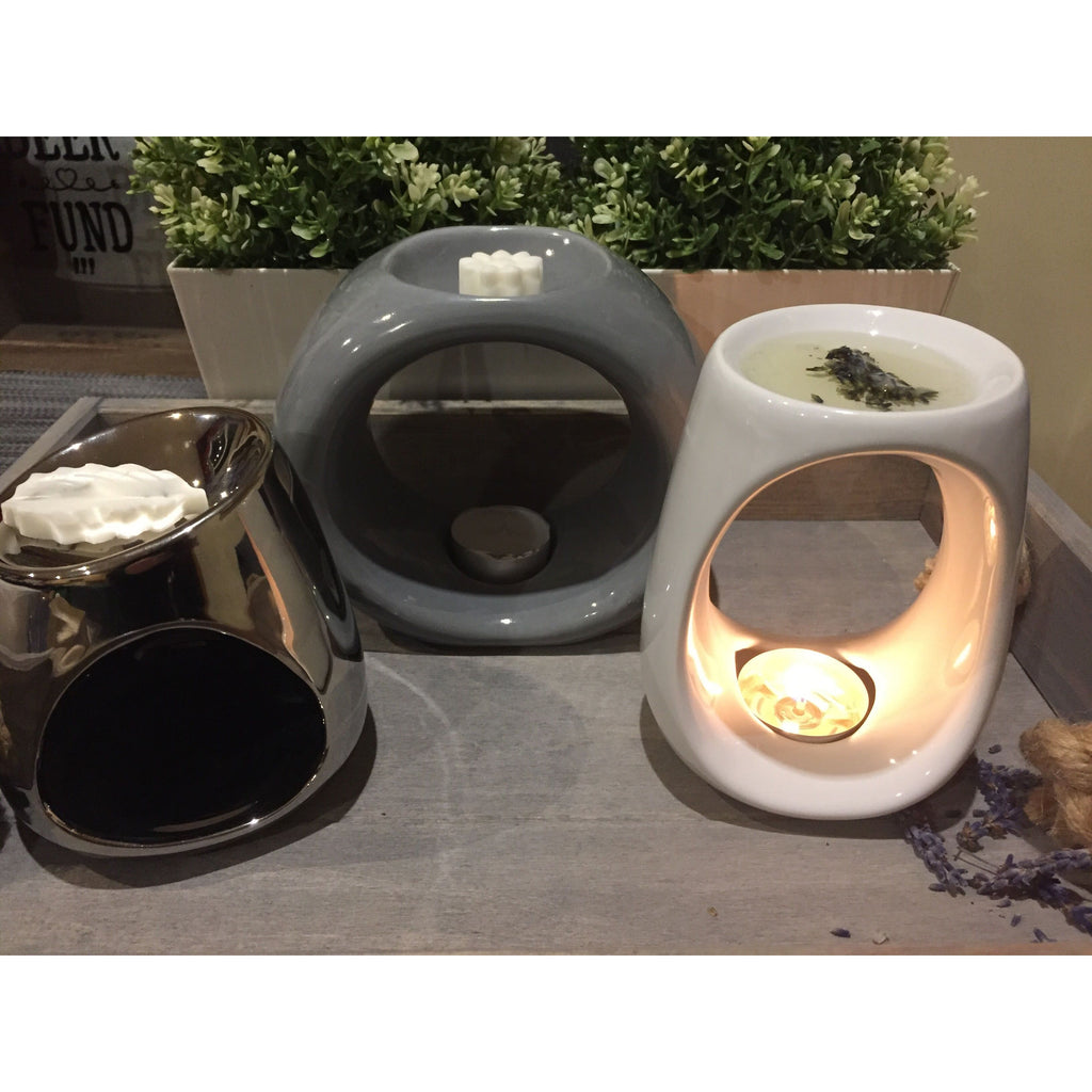 Oslo Grey Ceramic Wax Melt Burner