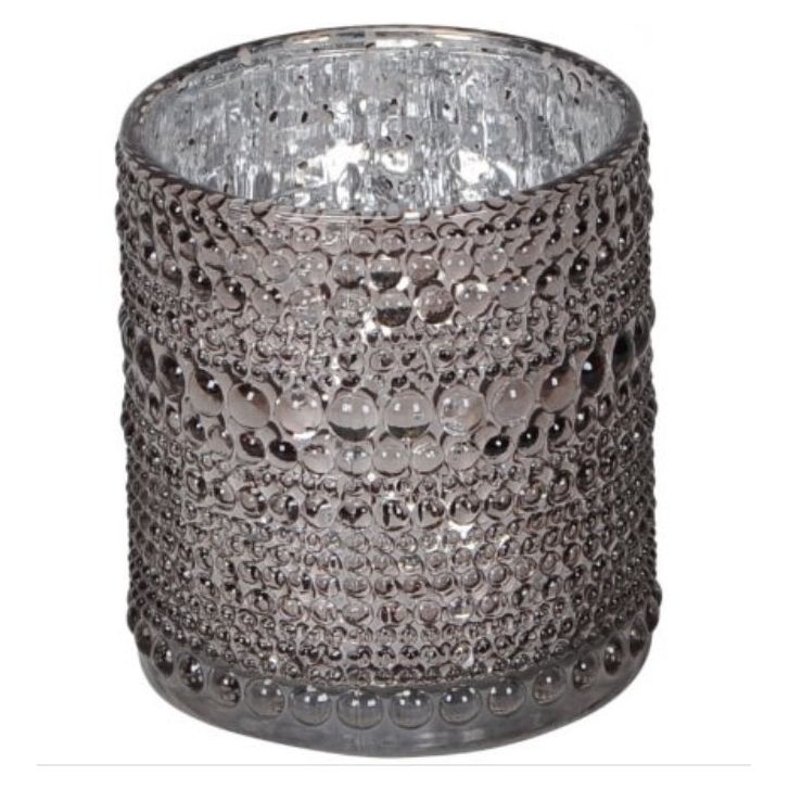 Bubble Ridged Candle Holder, 8cm