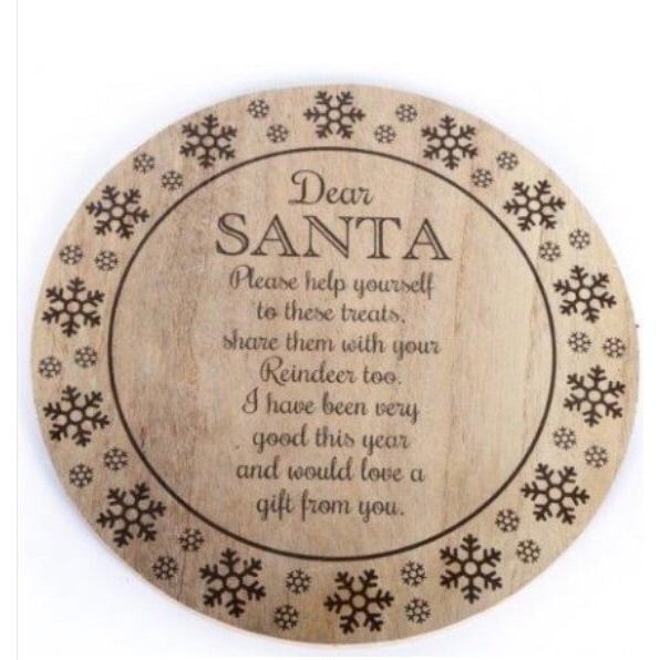 Santa Treat Plate