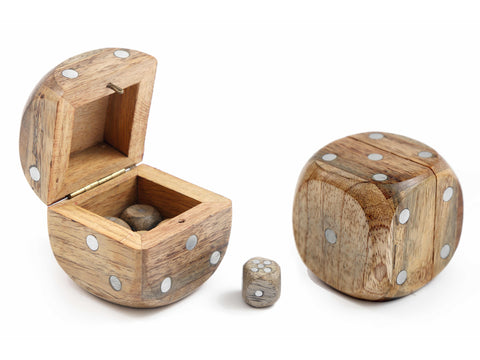 Wooden Dice Box