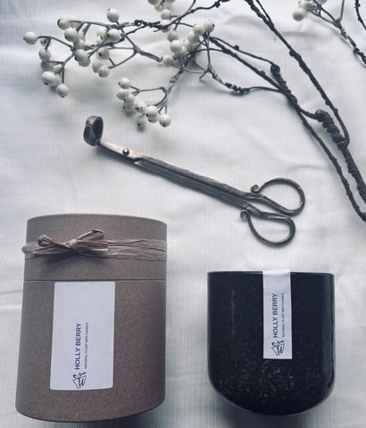 Ceramic Jar Candle - Holly Berry