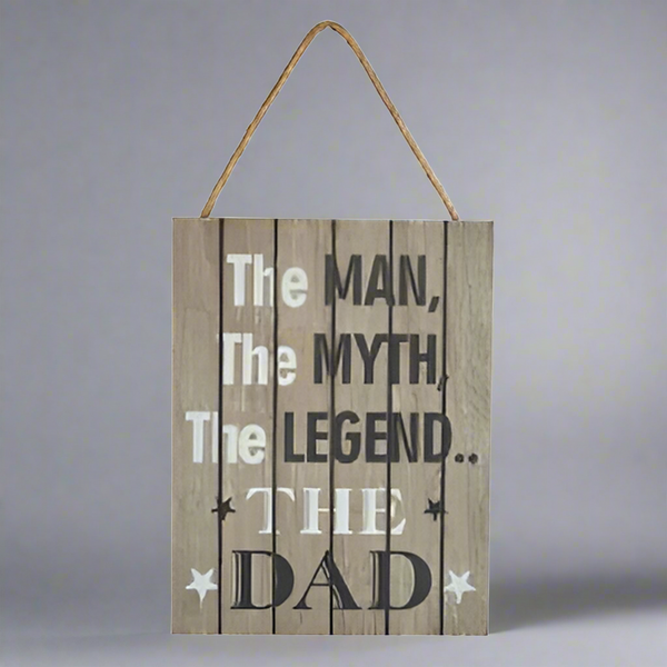 Dad the Legend Wooden Sign