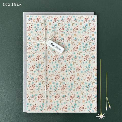 Porcelain tag card-New home
