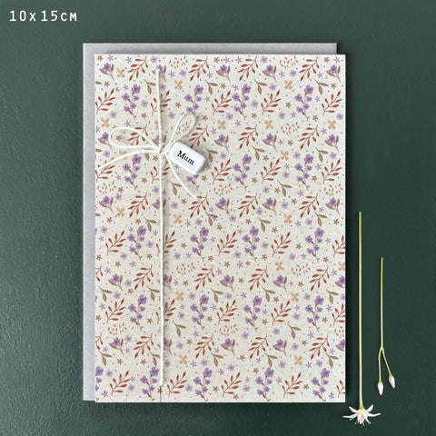 Porcelain tag card-Mum