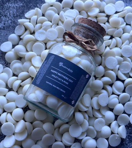 Mothers Day Wax Melt Bead Jar - Violet, Lily & Rose