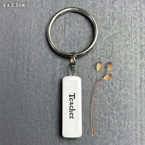 Keyring Porcelain - Teacher