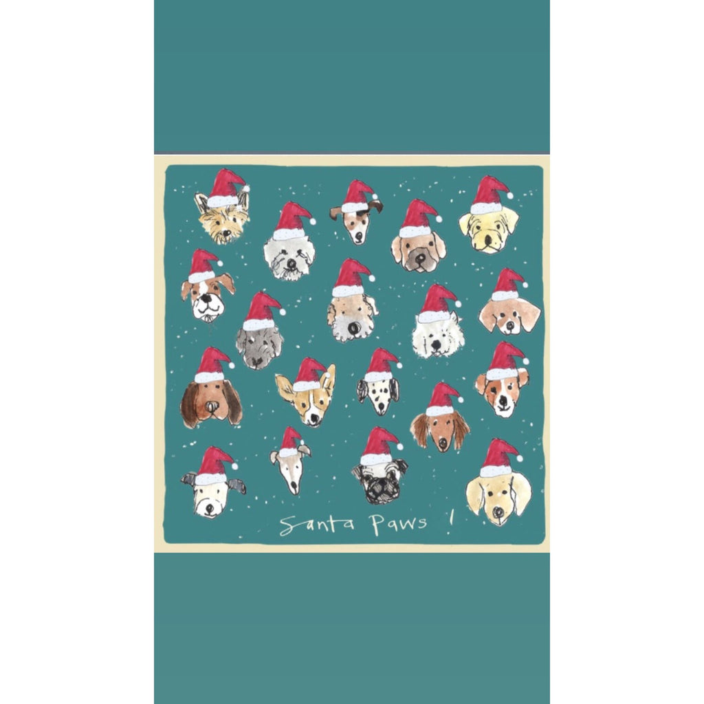 Santa Paws Christmas Greeting Card