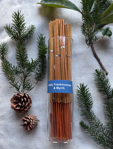 Incense Sticks -Gold, Frankincense & Myrrh