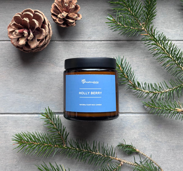 Pharmacy Jar - Holly Berry