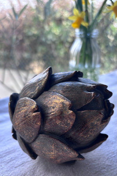 Antique Bronze Small Artichoke