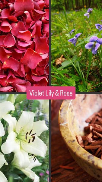 Ceramic Jar Candle - Violet, Lily & Rose