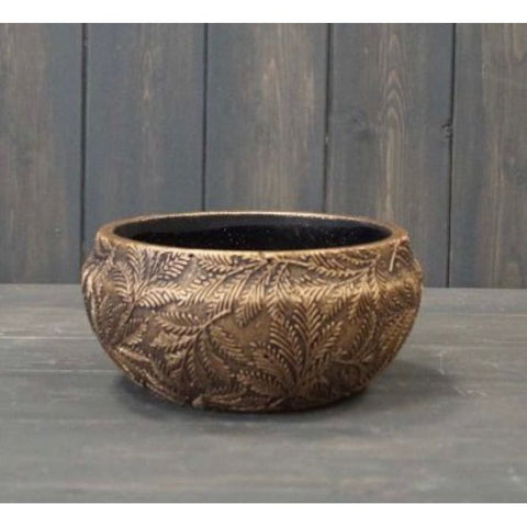 Gold Leaf Planter