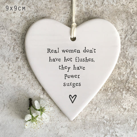 Porcelain heart-Real women hot flushes