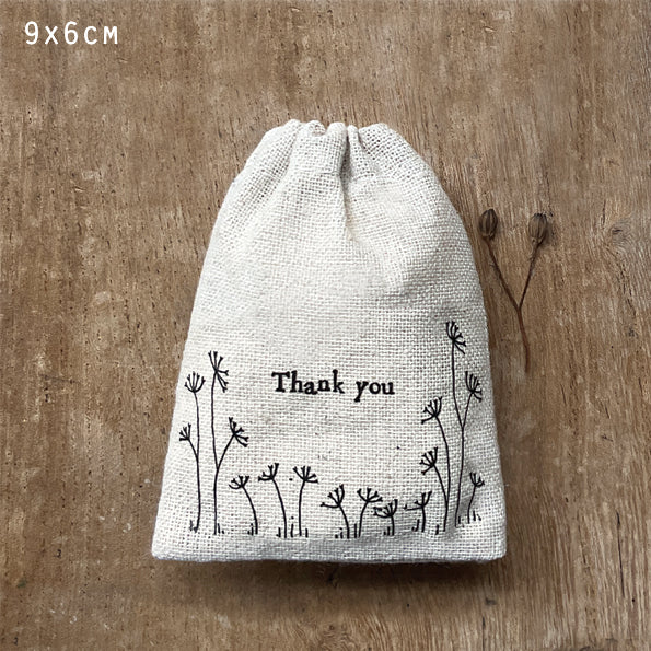 Small drawstring bag-Thank you