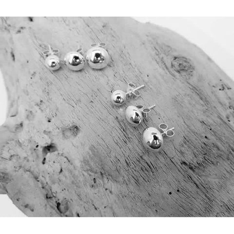 Simply Silver 8mm Studs