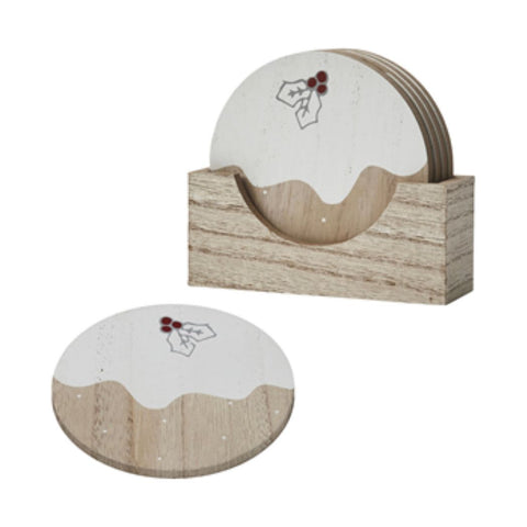 Christmas Pudding Coasters