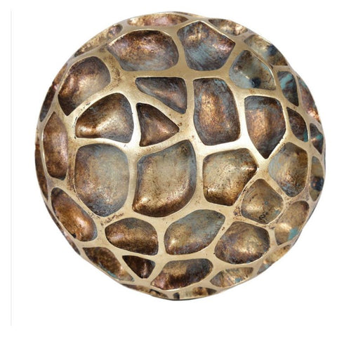 Gold Textured Ball For Display