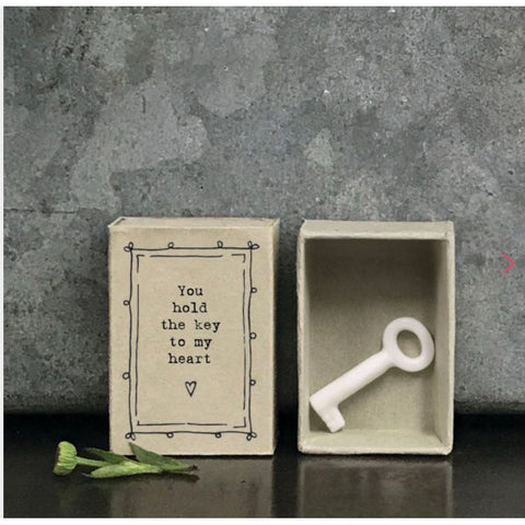 Matchbox Token Gift - You hold the key to my heart