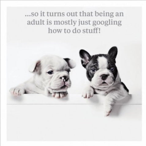 Being An Adult - Greeting Card